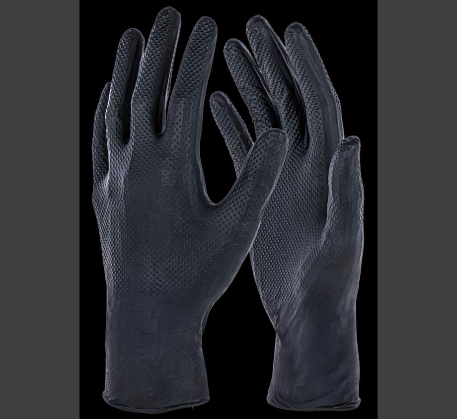 Einmalhandschuh X-Grip Black