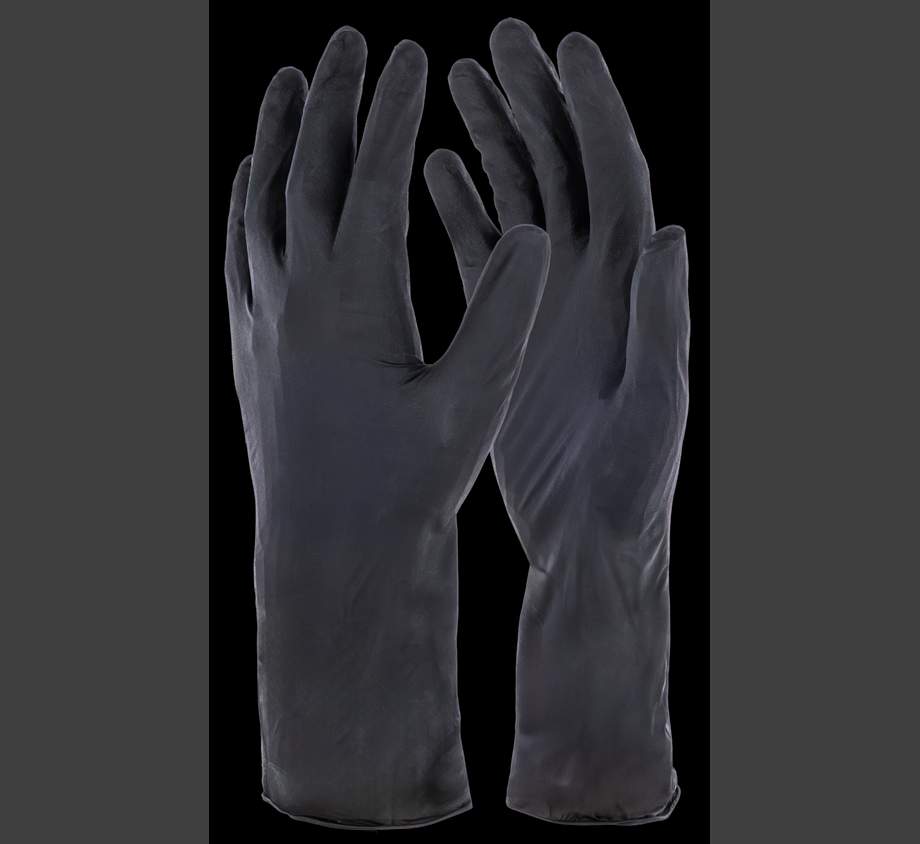 Einmalhandschuh Nitril Long Black