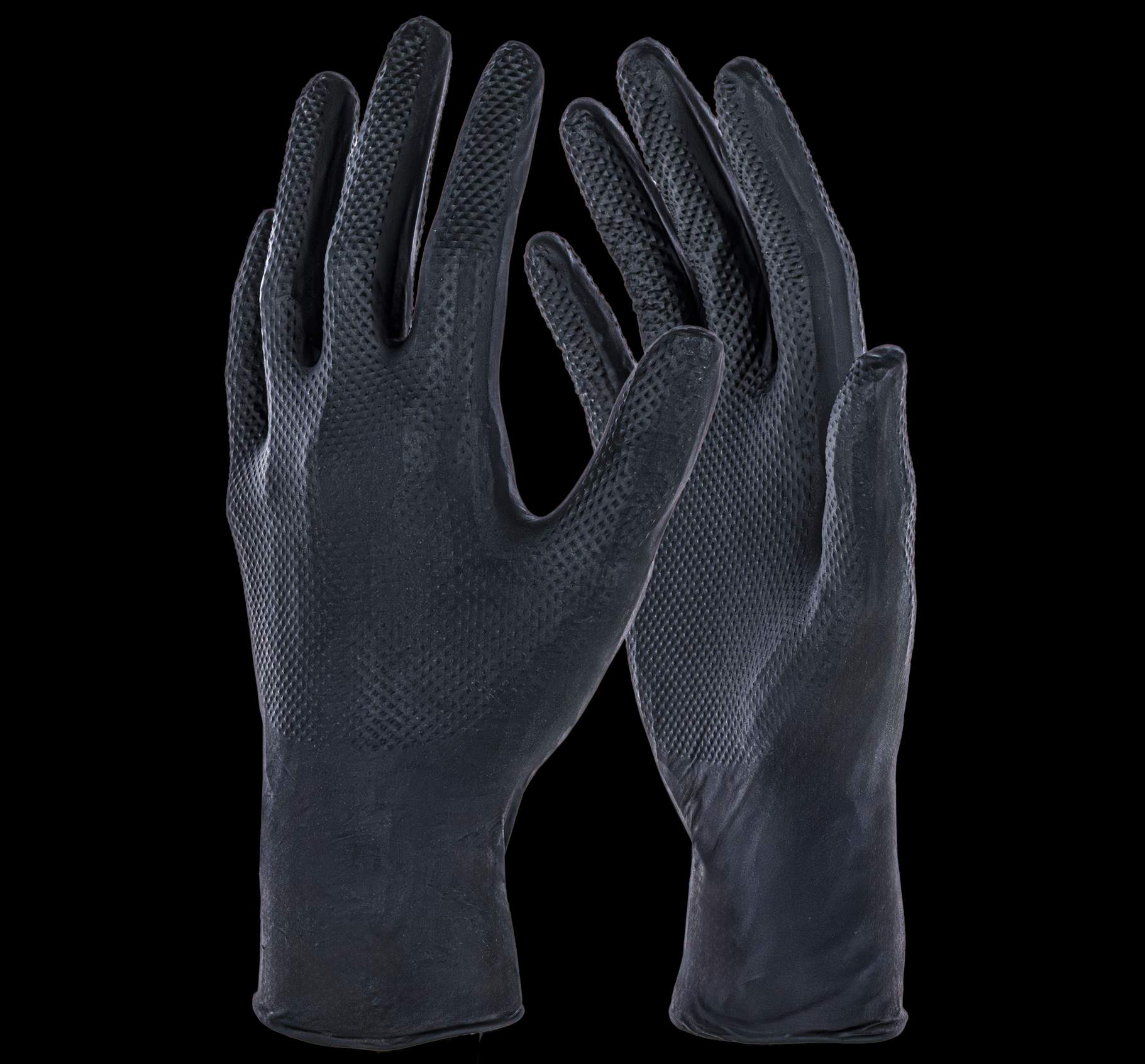 Einmalhandschuh X-Grip Black - Bild 1 von 13