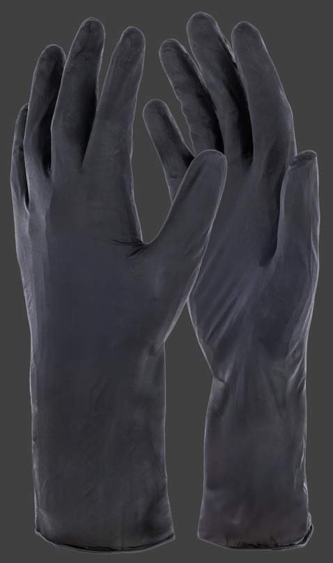 Einmalhandschuh Nitril Long Black